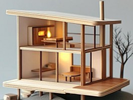 小屋子手工拼装别墅-小屋子手工拼装别墅图片
